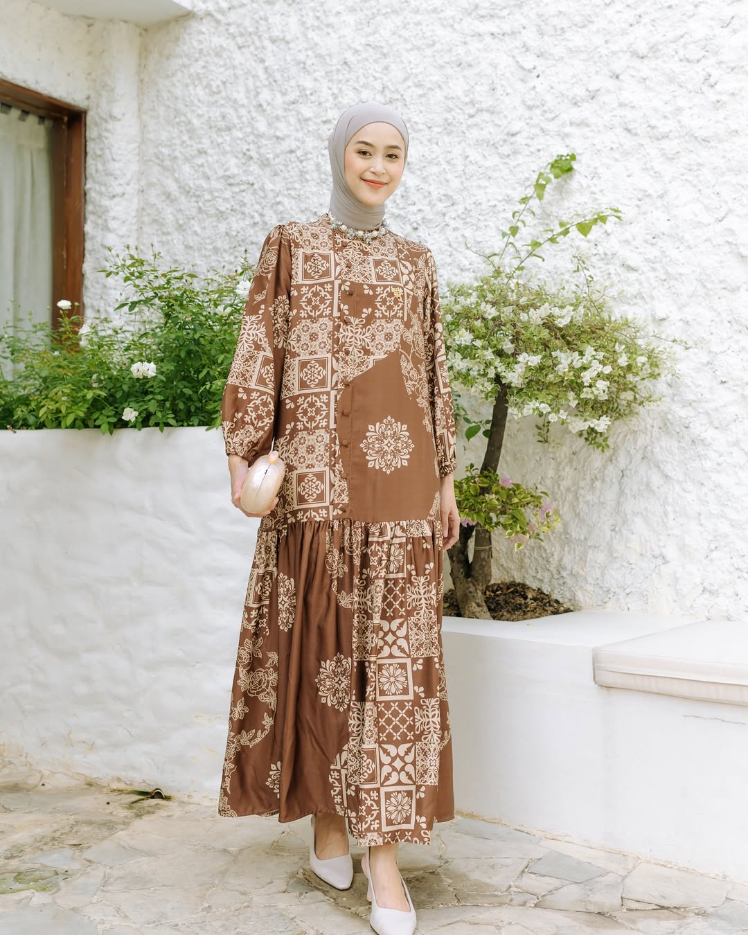 Ayana Dress in Walnut