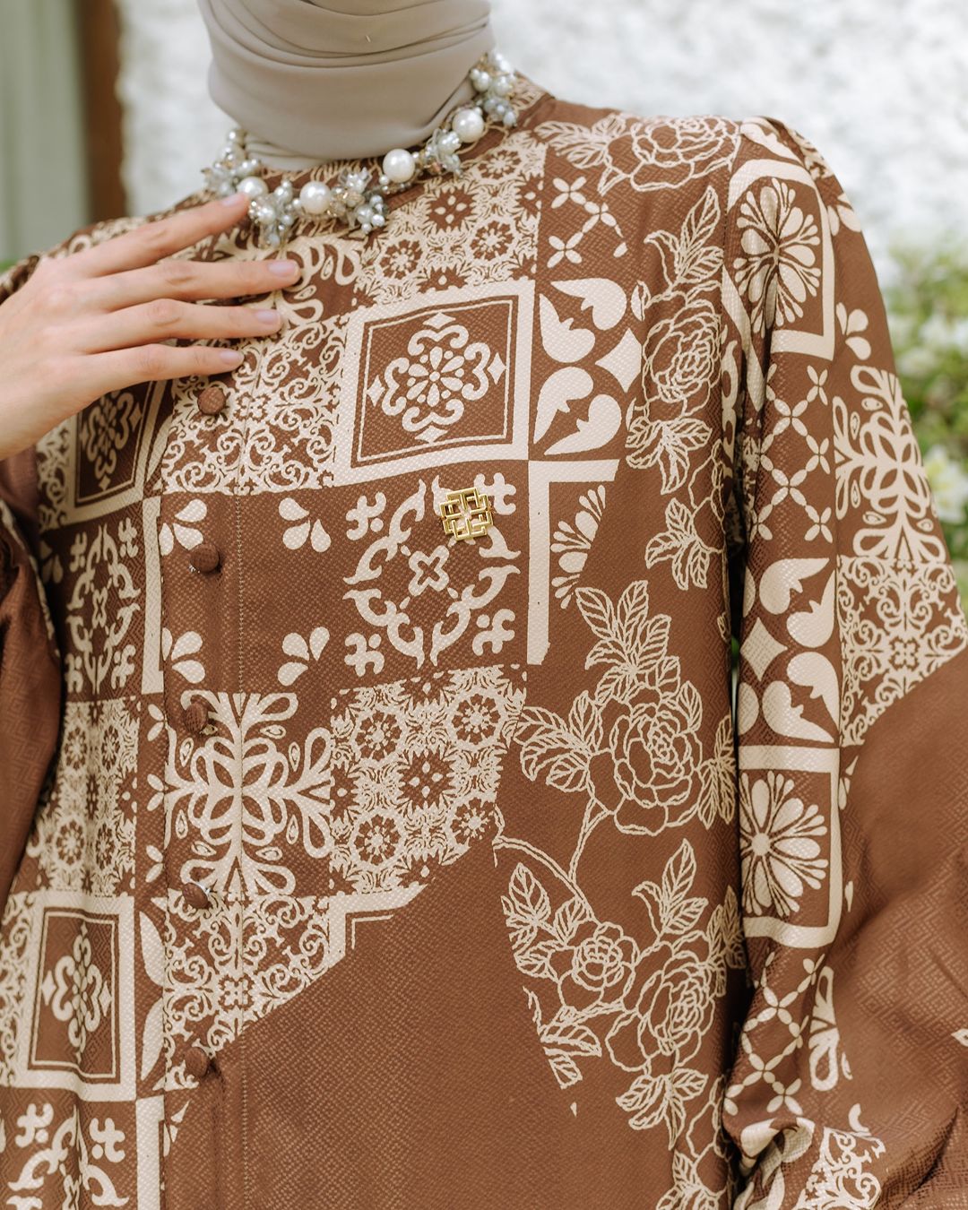 Ayana Dress in Walnut