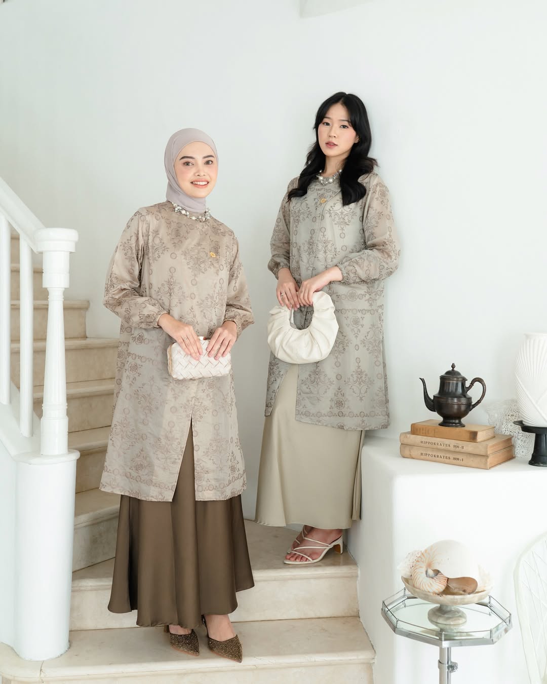 Elisa Tunic in Taupe