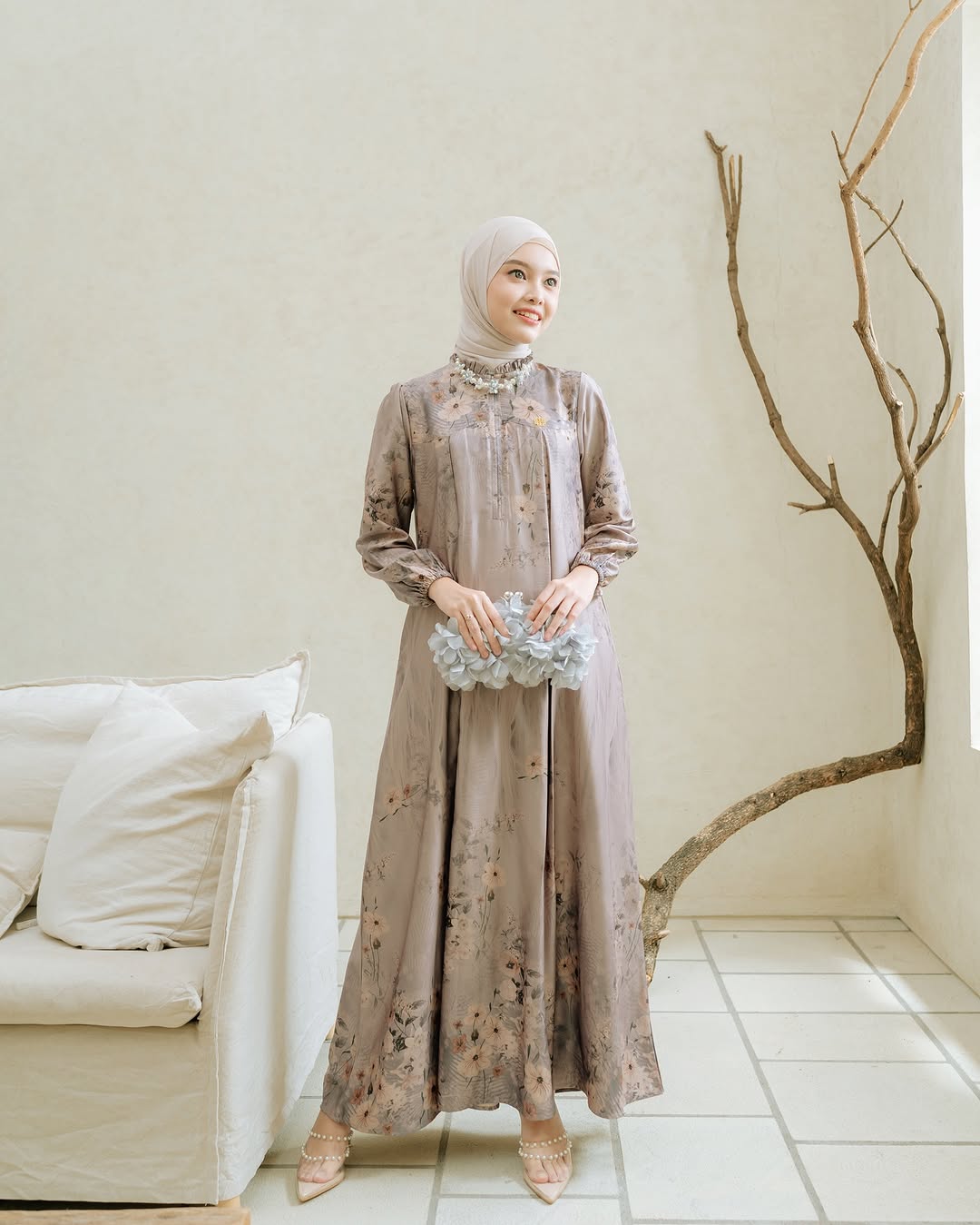 Safira Dress in Mauve