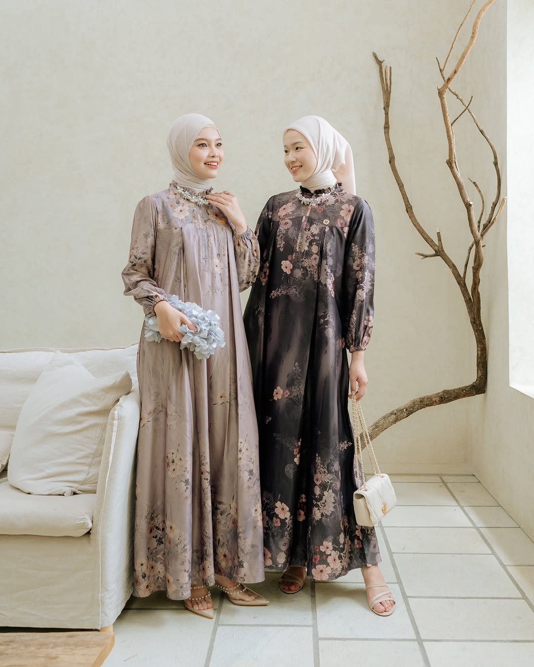 Safira Dress in Mauve