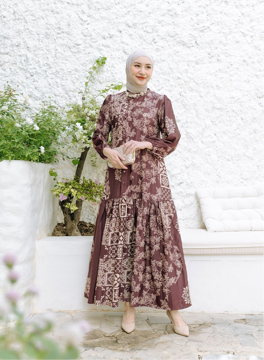 Ayana Dress in Mulberry