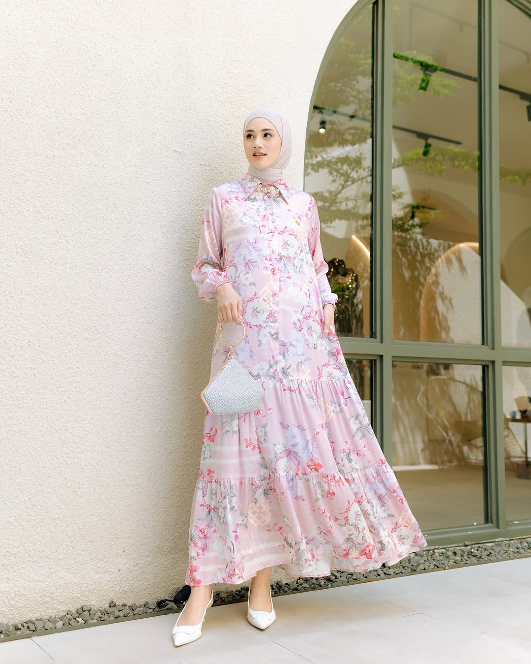 Irena Dress in Petunia Pink