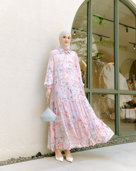 Irena Dress in Petunia Pink