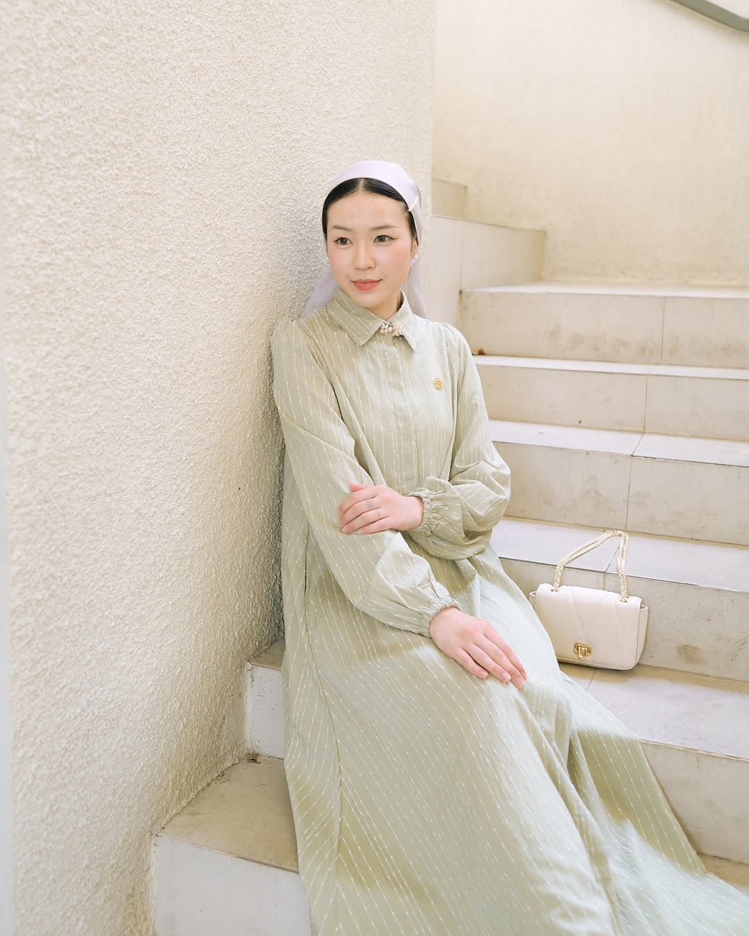 Zemma Dress in Melon