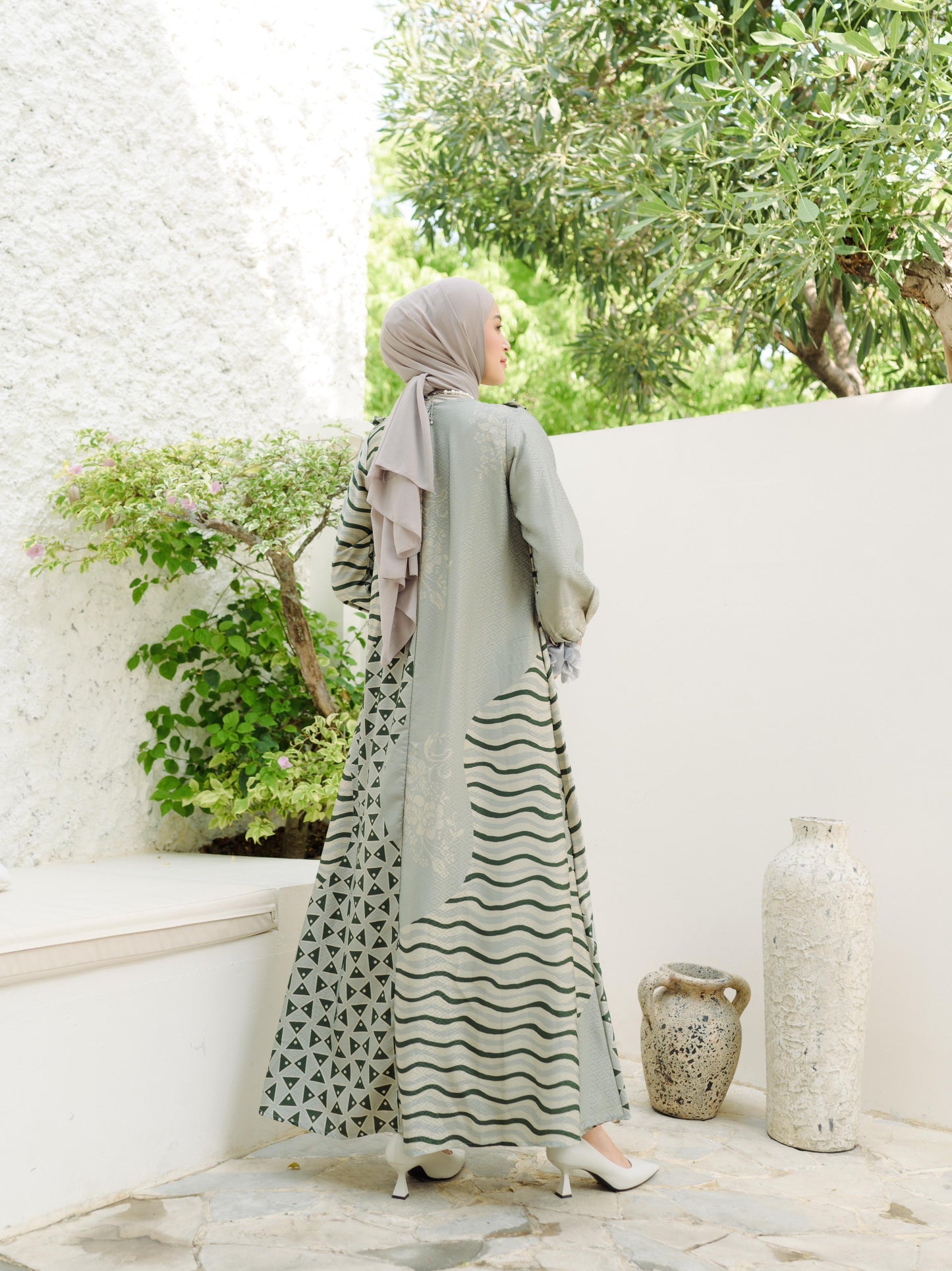 Luvena Dress in Sage