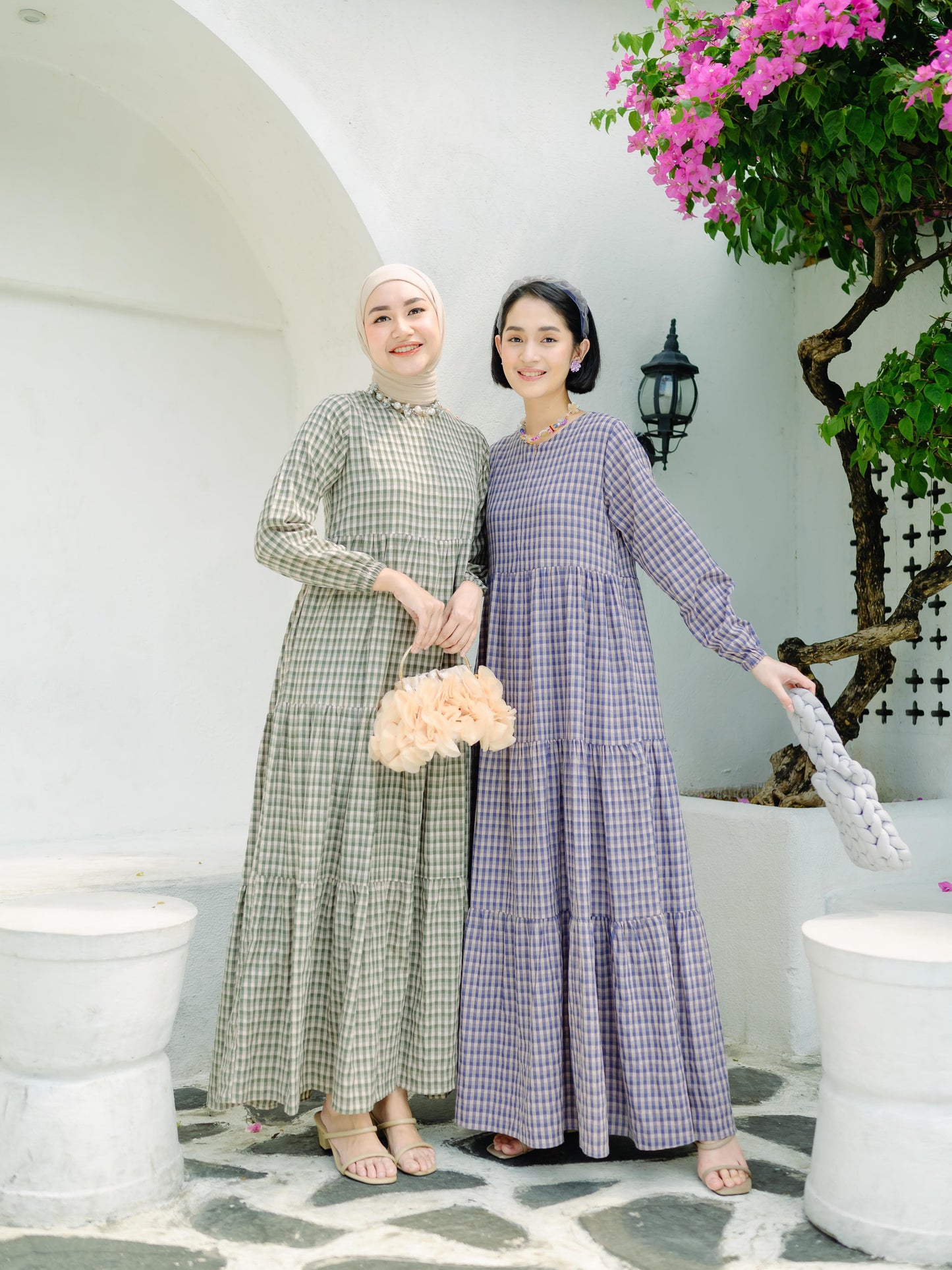 Aurel Dress in Matcha