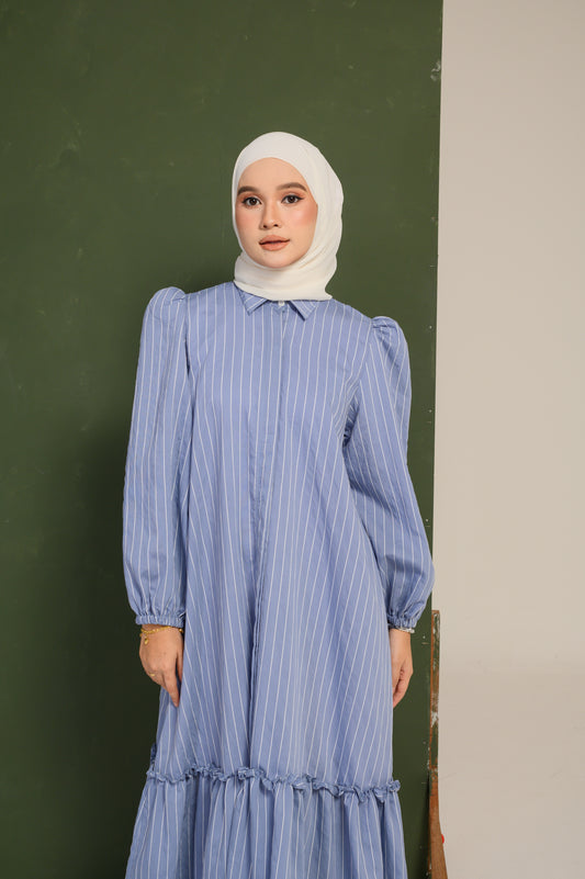 Aury Dress in Light Denim