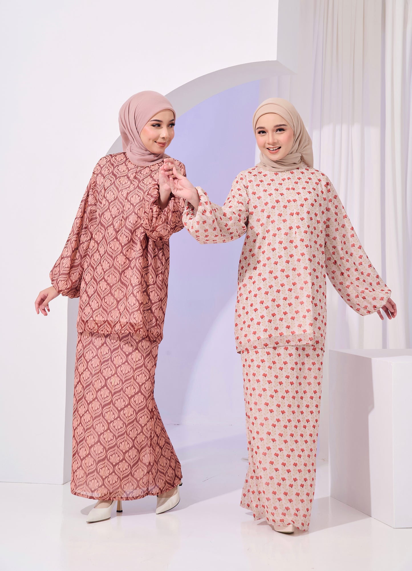 Stella Kurung in Bell Custard