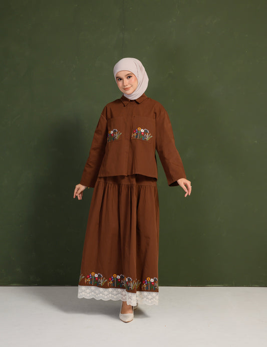 Yumika Set in Rich Brown