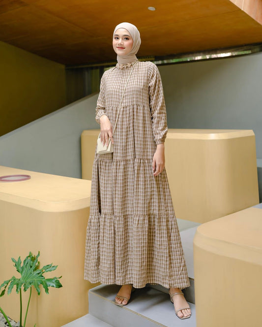 Aurel Dress in Tortila