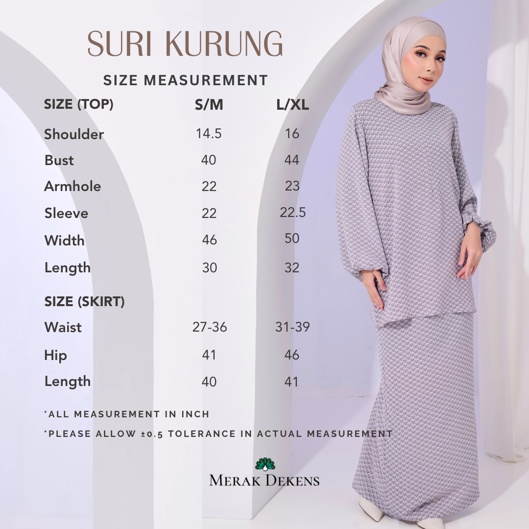 Suri Kurung in Beige