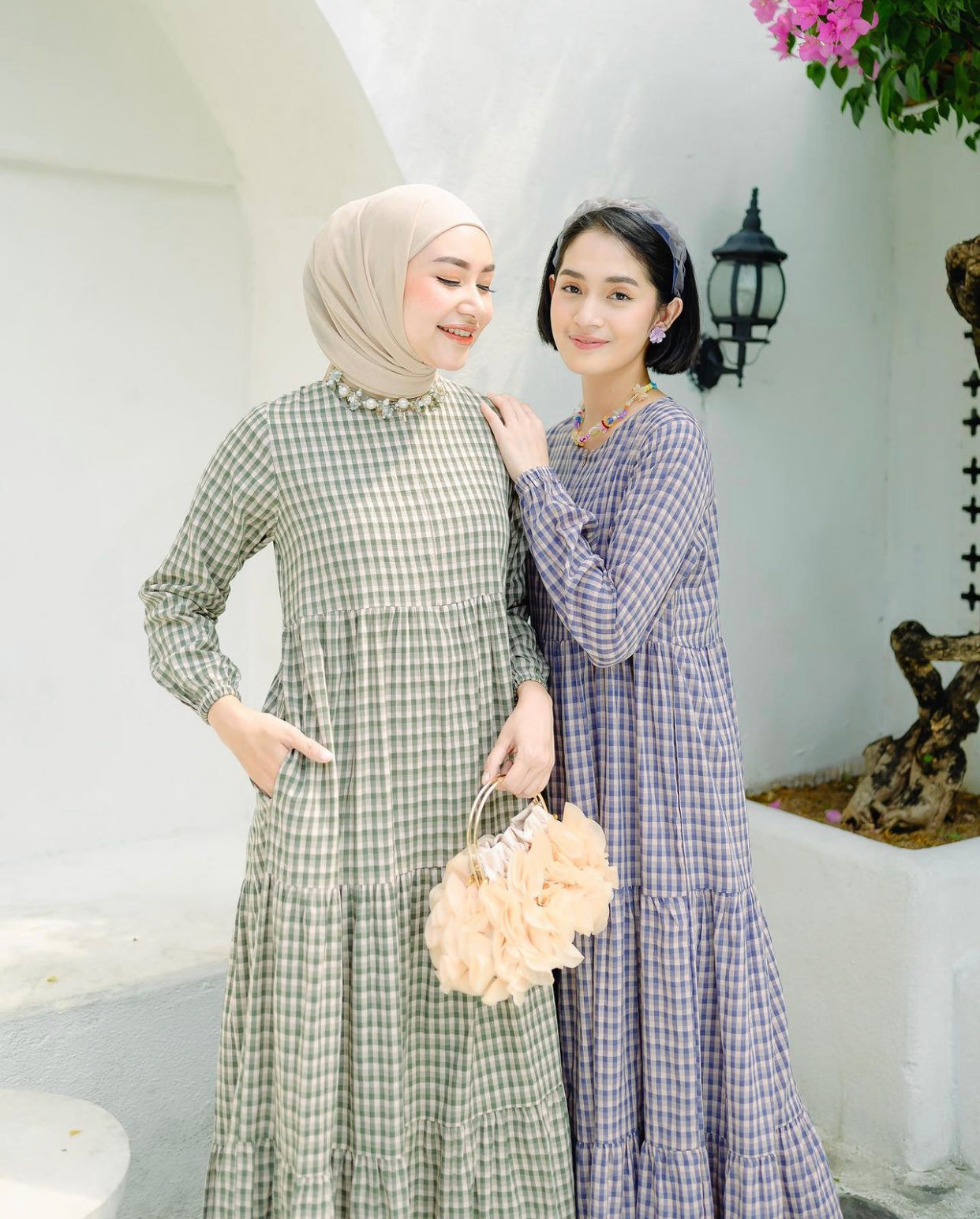 Aurel Dress in Dust Purple