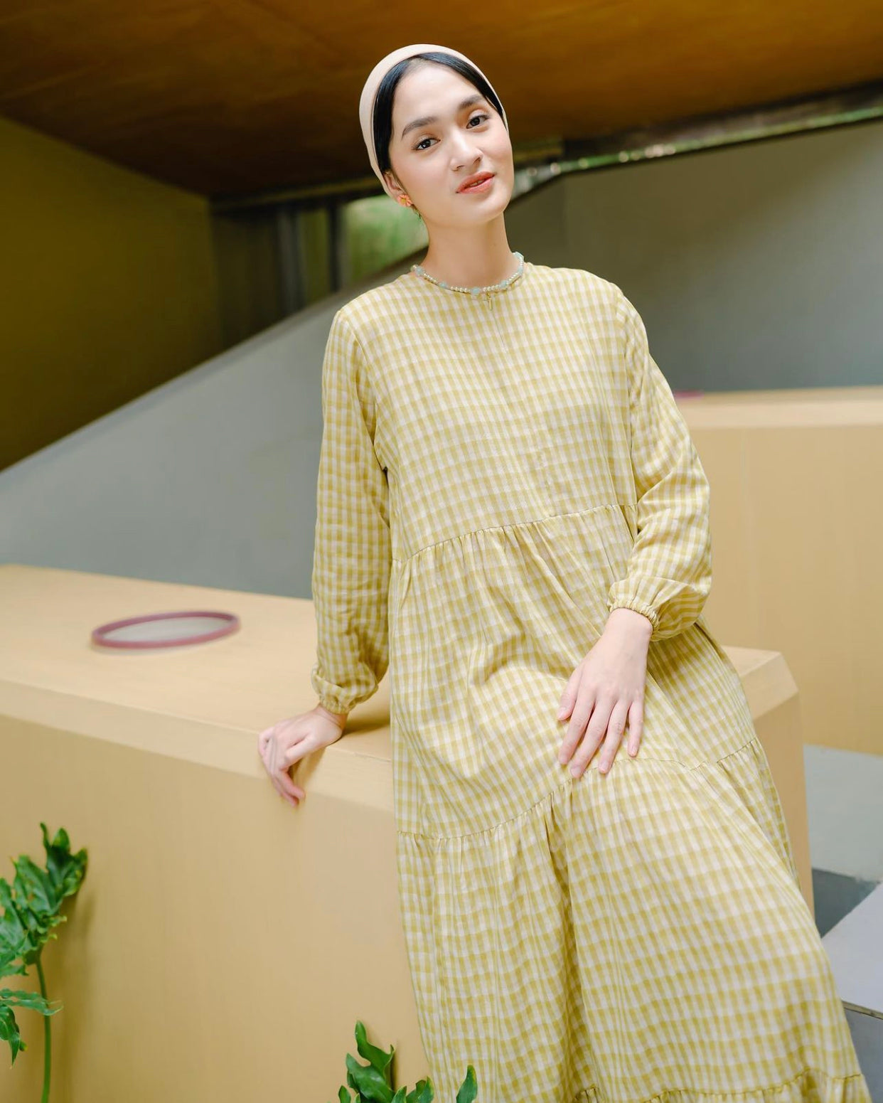 Aurel Dress in Yellow